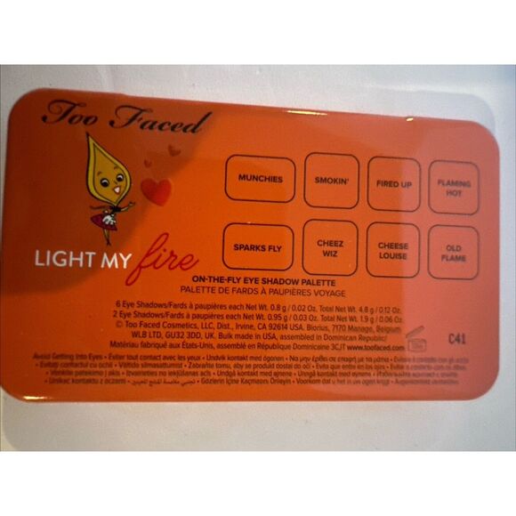 Too Faced LIGHT MY FIRE Eyeshadow Palette - Smells Like Cinnamon Hearts! - Picture 7 of 7